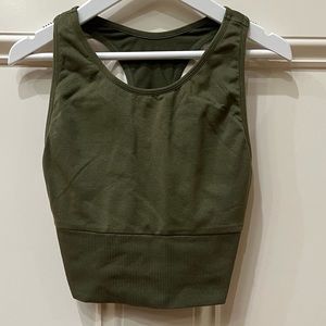 Pink Seemless Lightly Lined Bra Racerback